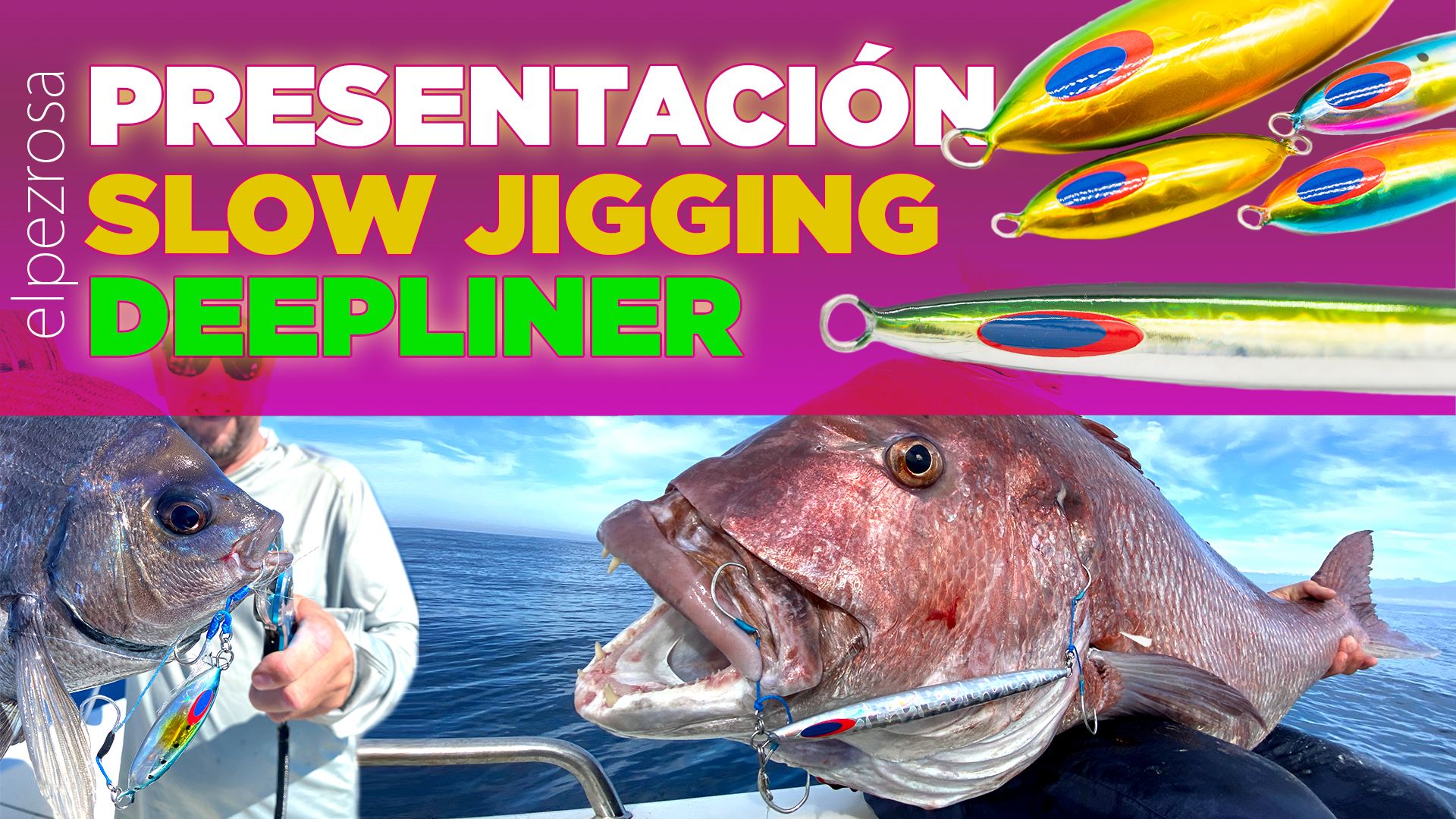Cómo pescar con los Jigs de Deep Liner: Ovo y Super Rocket